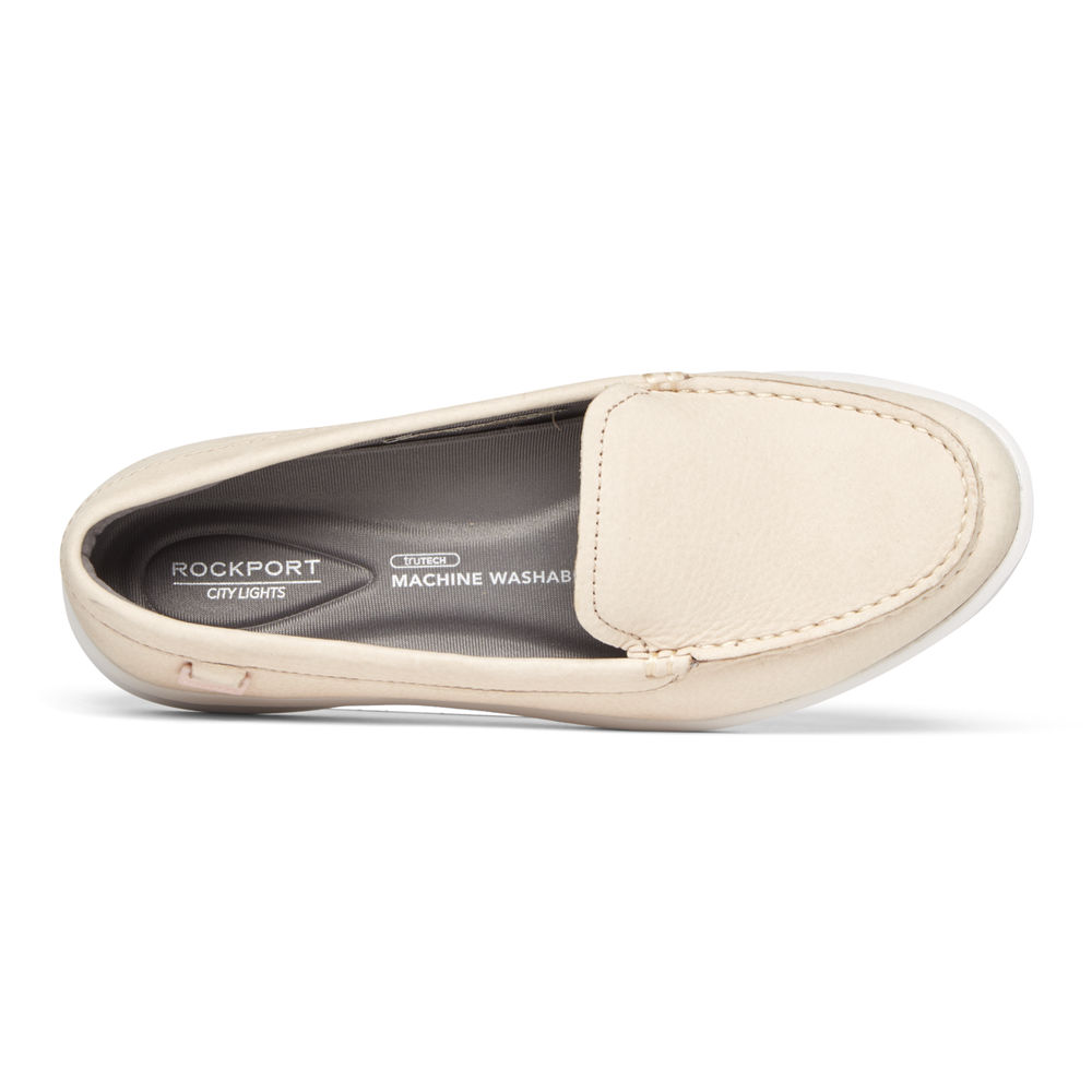 Rockport Womens Ayva Washable - Loafers White - IVL827154